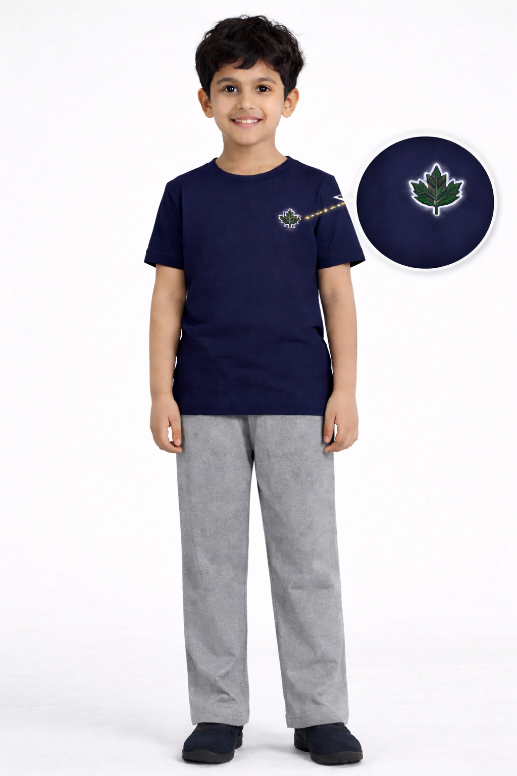 BOYS POLYESTER BASIC TOP RNS