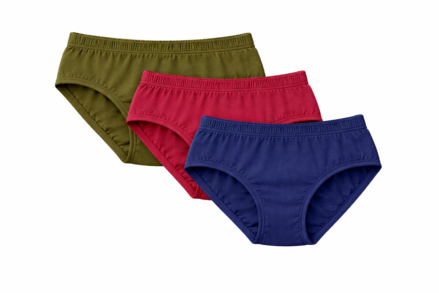 LADIES GIRLS PLAIN PANTIES - 3 PCS PACK (FREE DELIVERY)