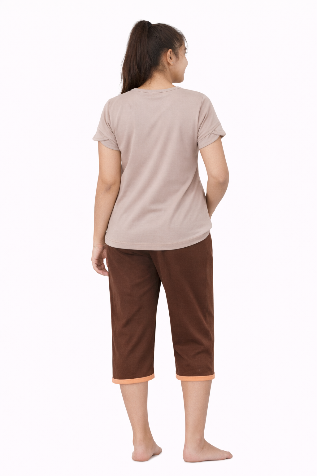 GIRLS FANCY CAPRI PANT (Contact for bulk productions)