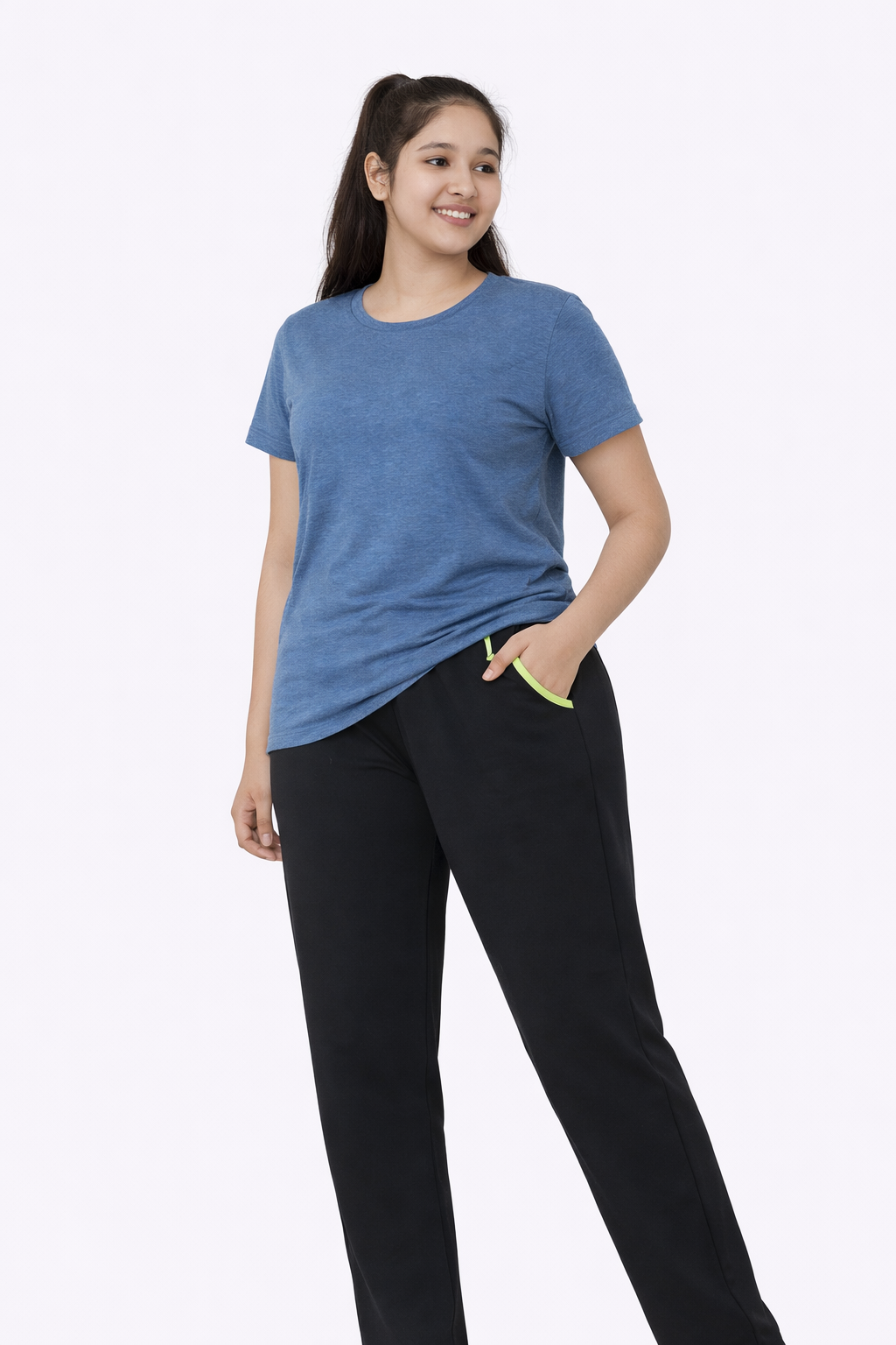 GIRLS FANCY FULL PANT (WITH PKT) contact for bulk production