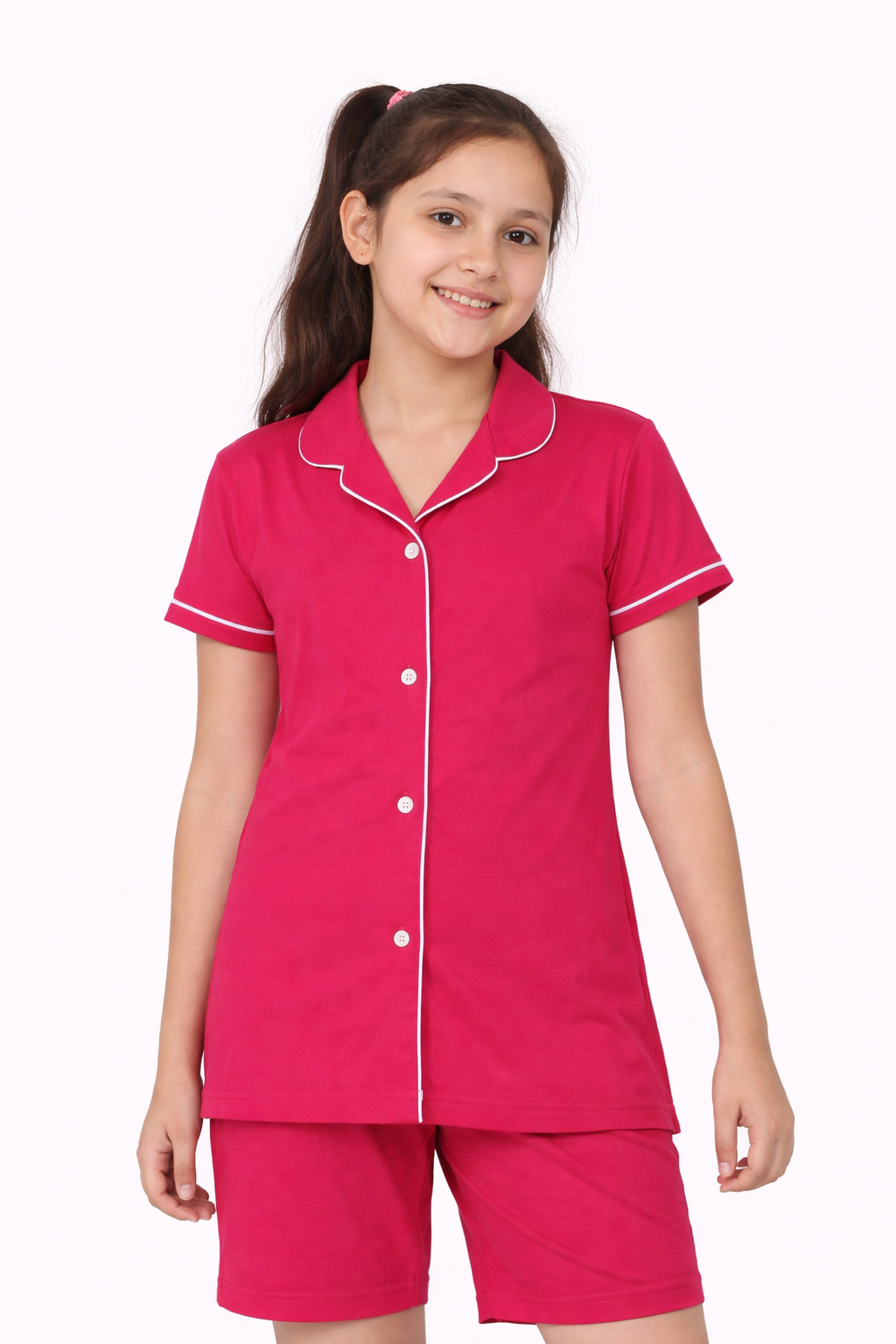 GIRLS PYJAMA COLLAR SET (contact for bulk production)