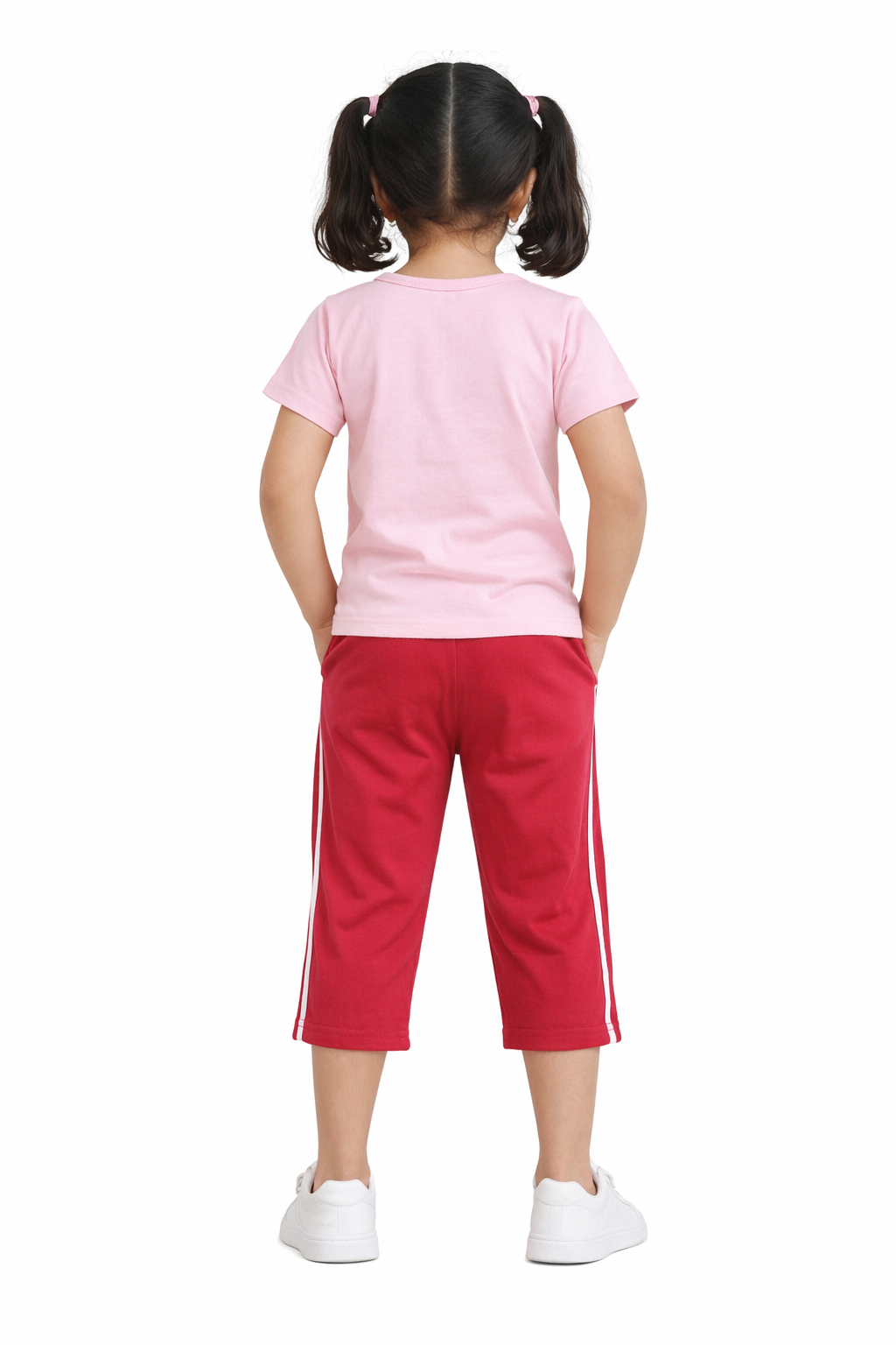 GIRLS CAPRI PANT (PIPING)(with pkt) = Contact for bulk production