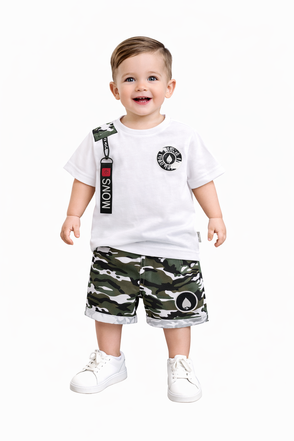MALE KIDS SHORTS SET