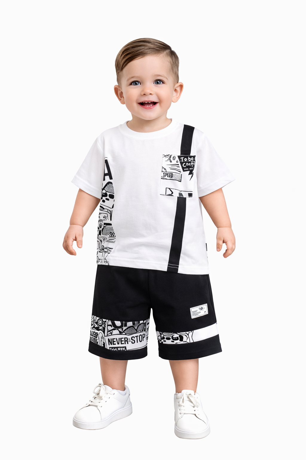 MALE KIDS SHORTS SET