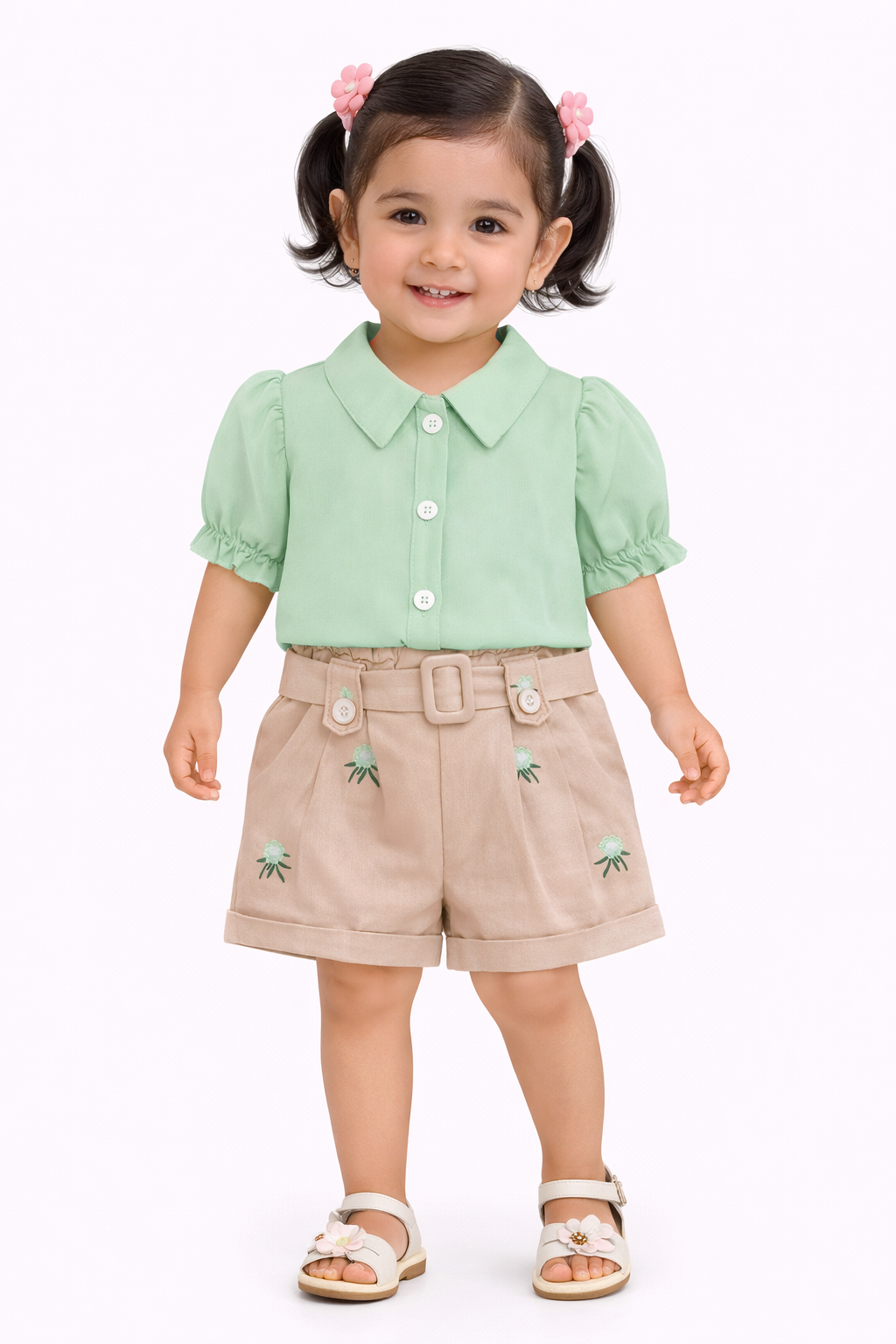 TODDLER FEMALE KIDS SHORTS SET
