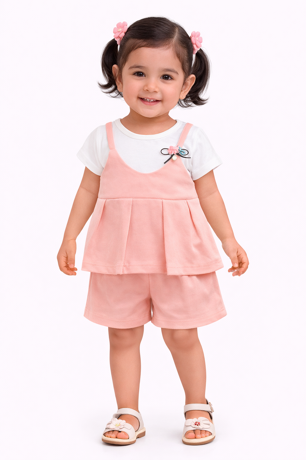 TODDLER FEMALE KIDS SHORTS SET