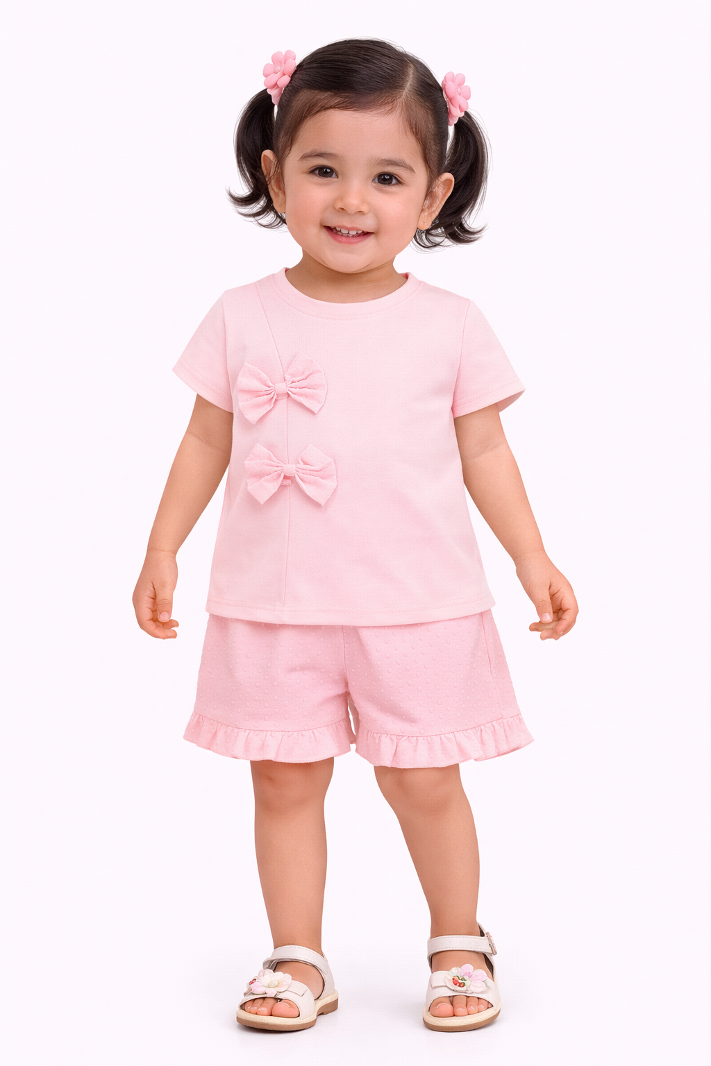 TODDLER FEMALE KIDS SHORTS SET