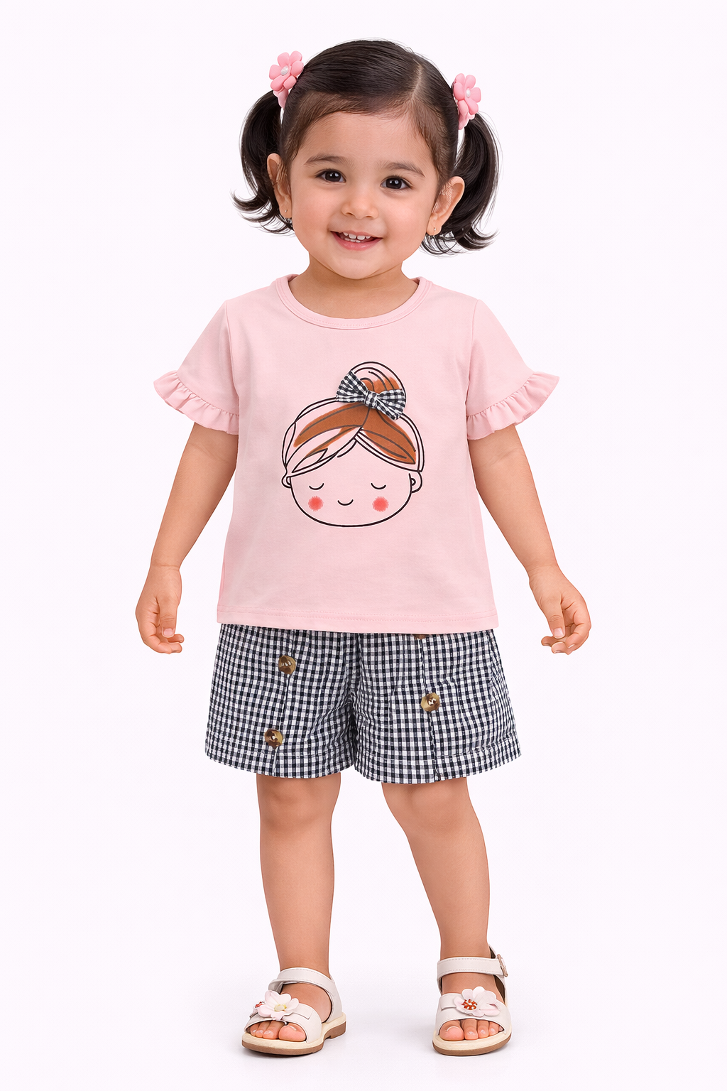 TODDLER FEMALE KIDS SHORTS SET