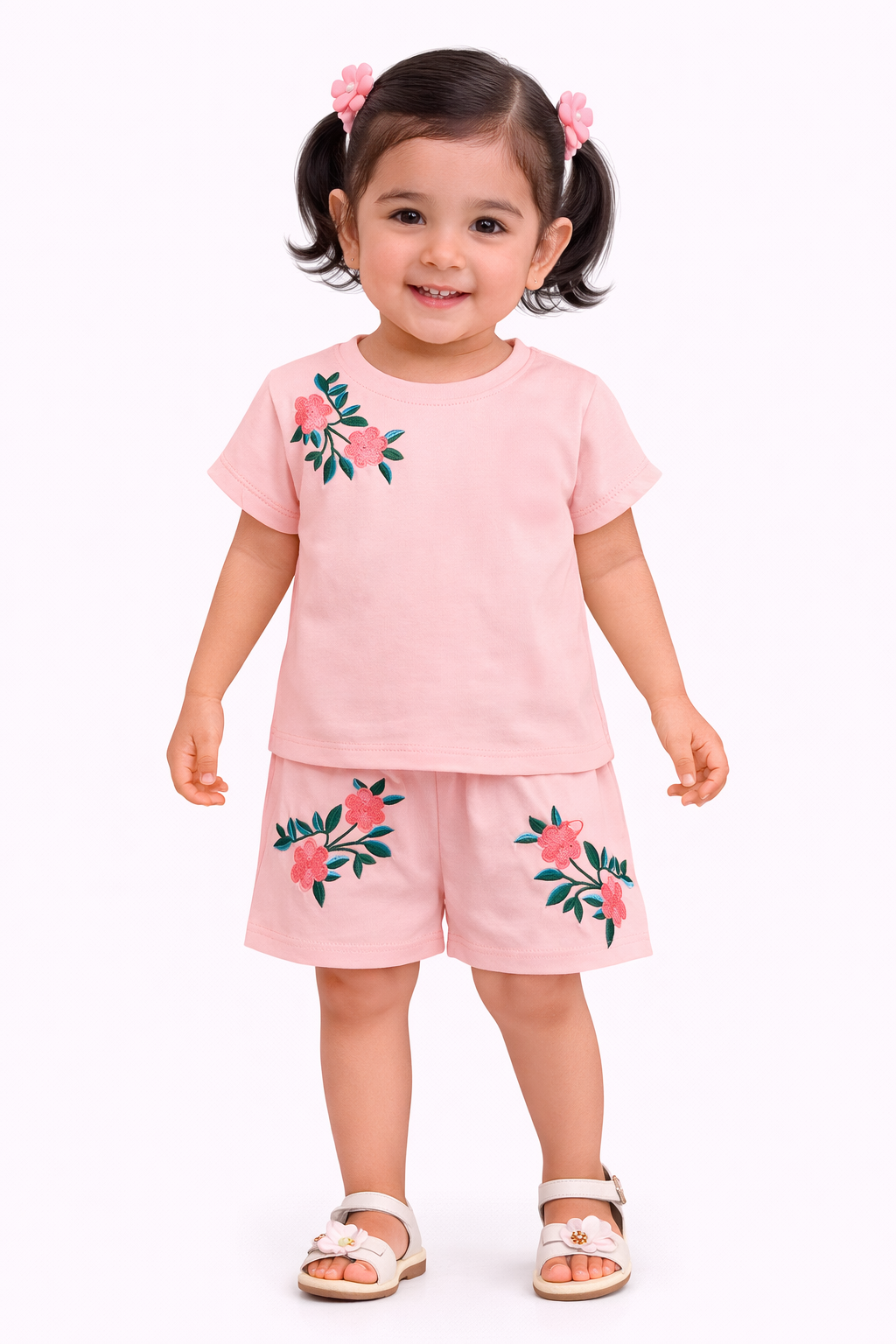 TODDLER FEMALE KIDS SHORTS SET