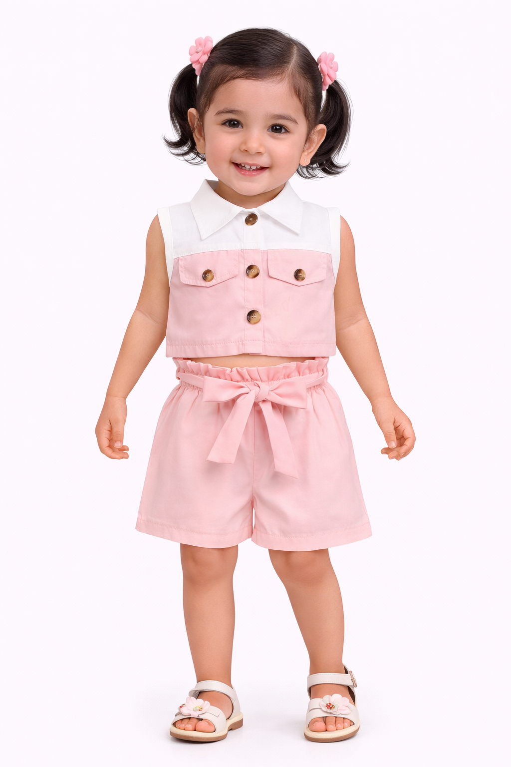 TODDLER FEMALE KIDS SHORTS SET