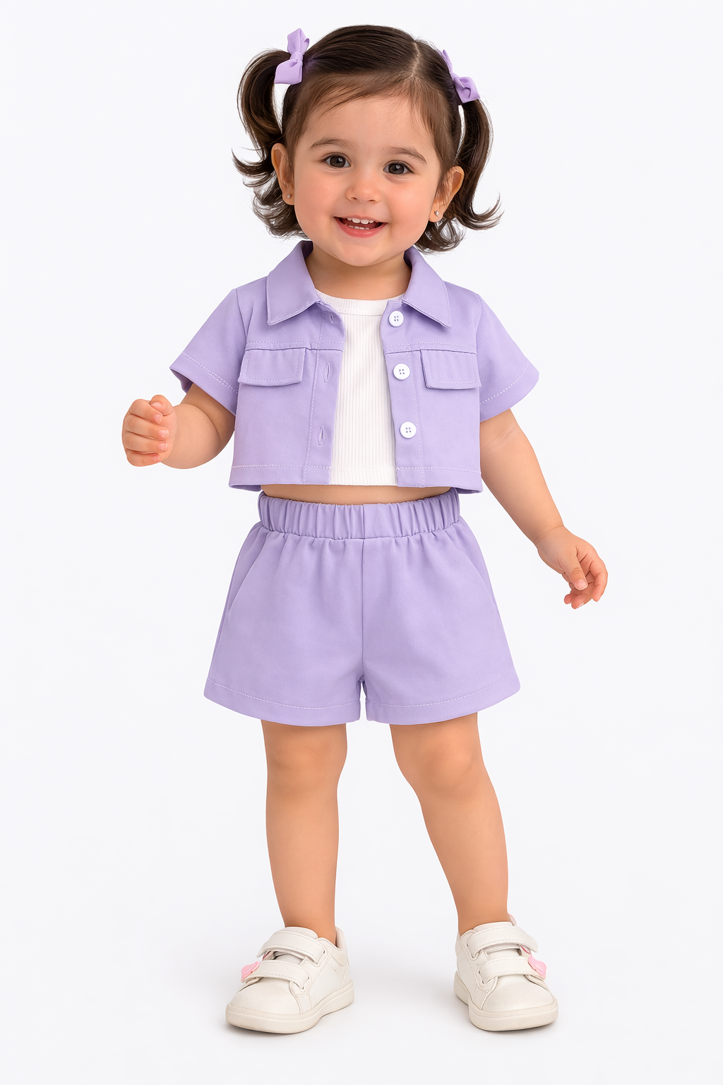 TODDLER FEMALE KIDS SHORTS SET