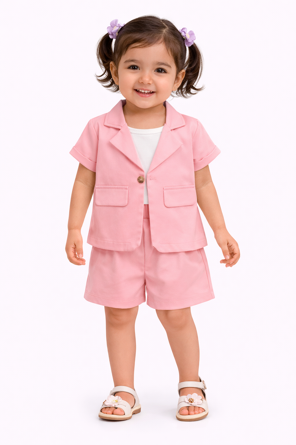 TODDLER FEMALE KIDS SHORTS SET