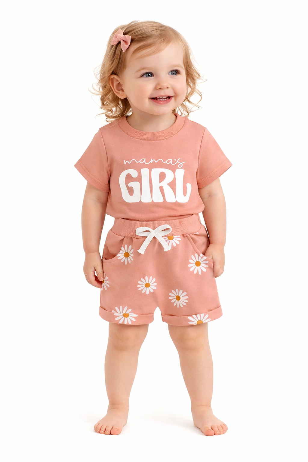 TODDLER FEMALE KIDS SHORTS SET
