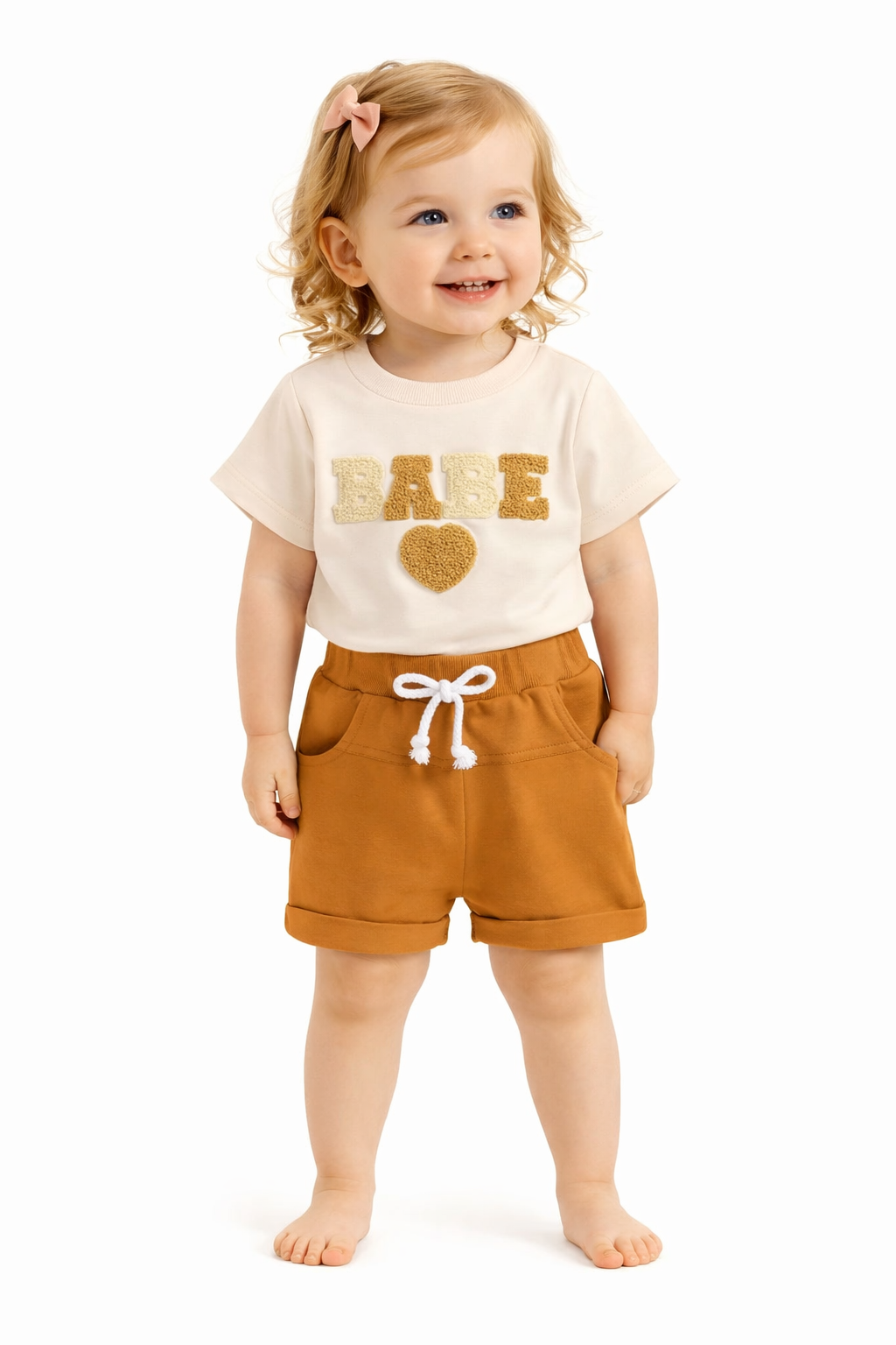 TODDLER FEMALE KIDS SHORTS SET