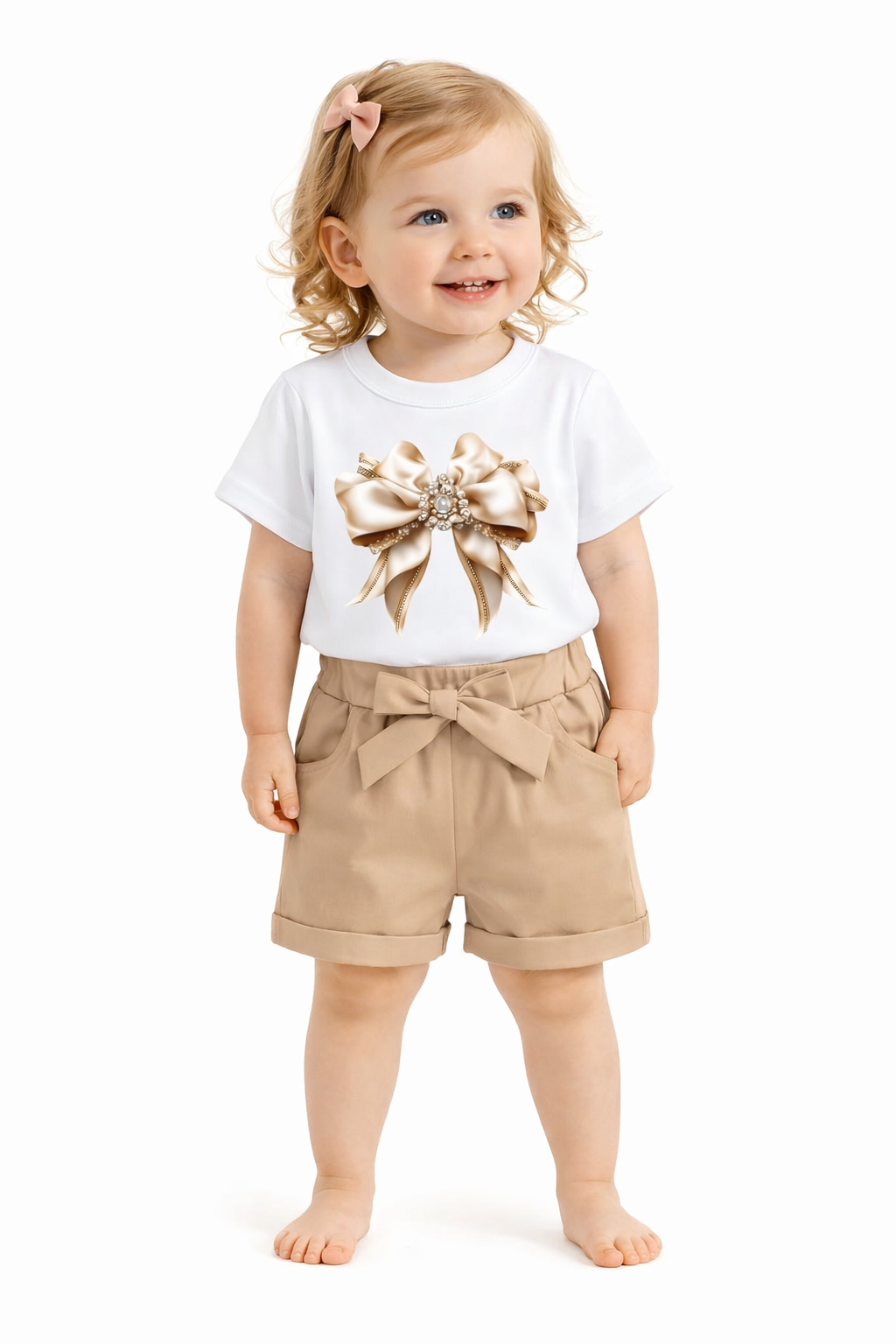 TODDLER FEMALE KIDS SHORTS SET