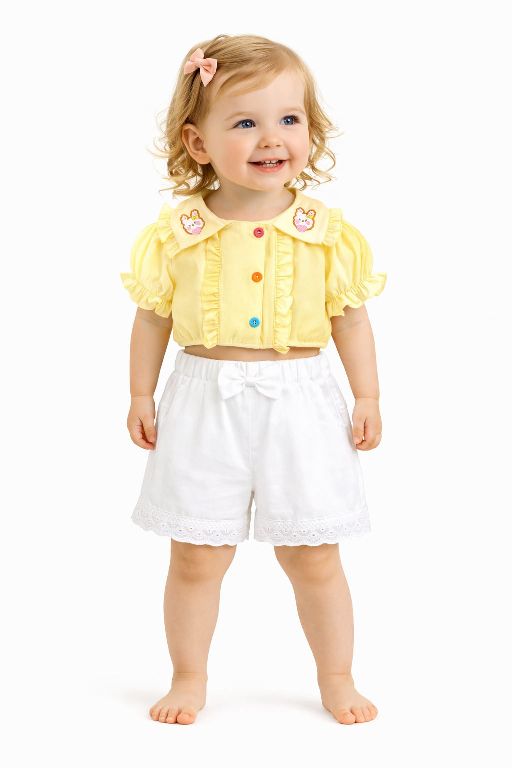TODDLER FEMALE KIDS SHORTS SET