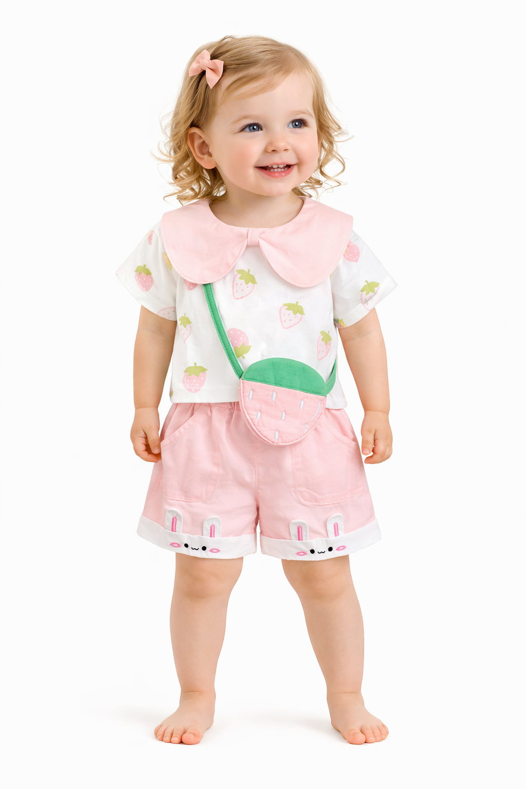 TODDLER FEMALE KIDS SHORTS SET