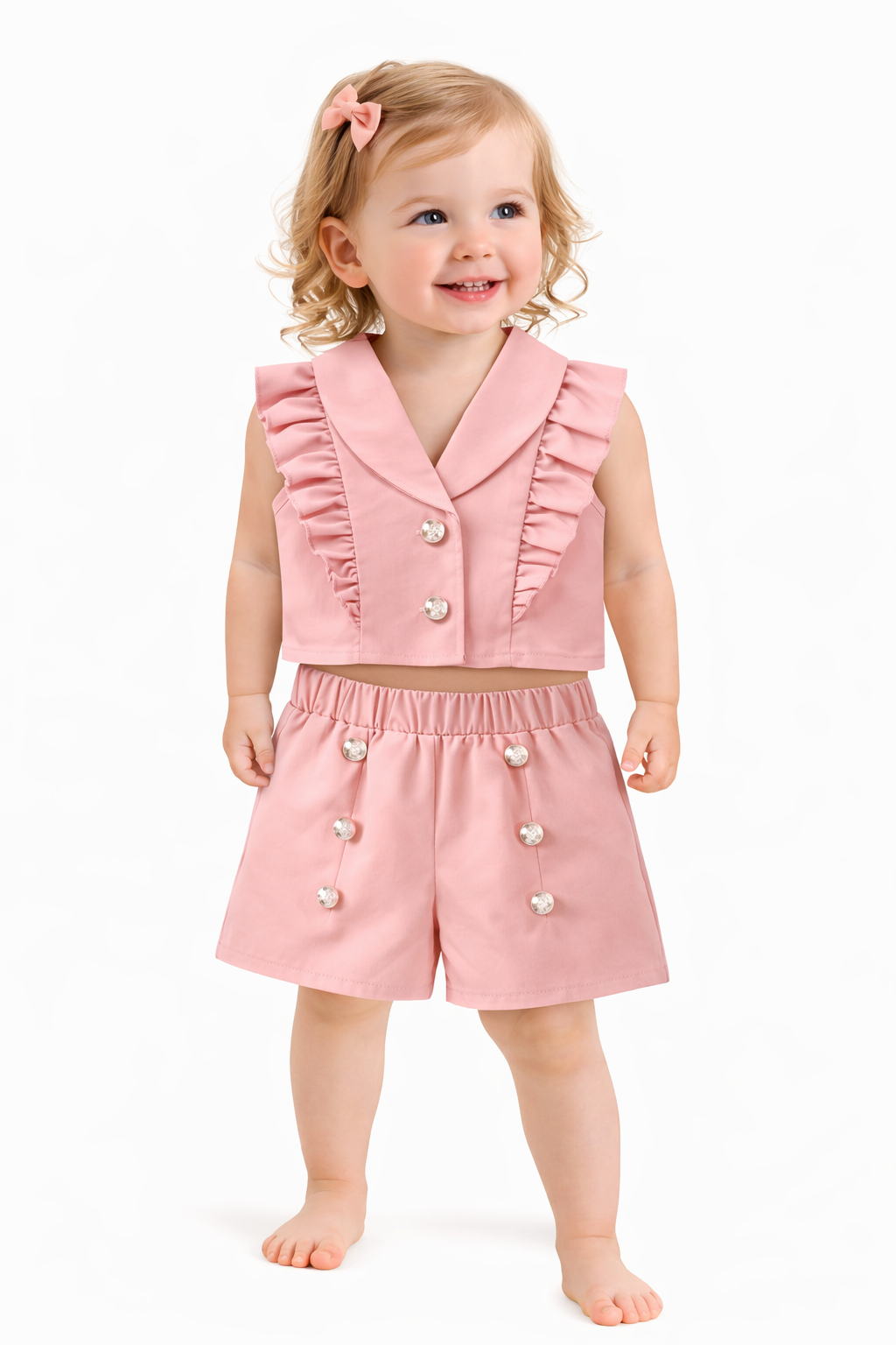 TODDLER FEMALE KIDS SHORTS SET