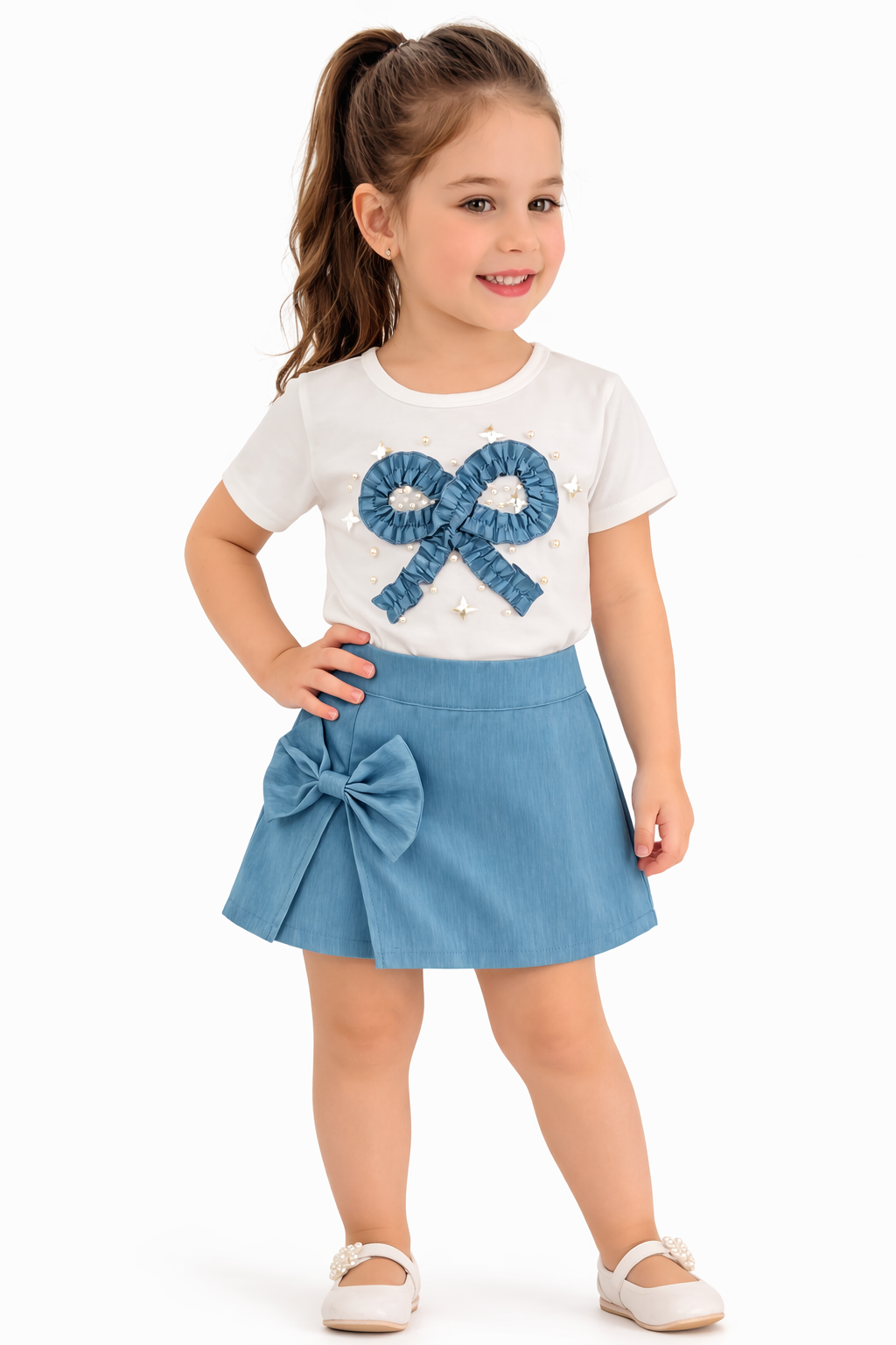 TODDLER FEMALE KIDS SHORTS SET