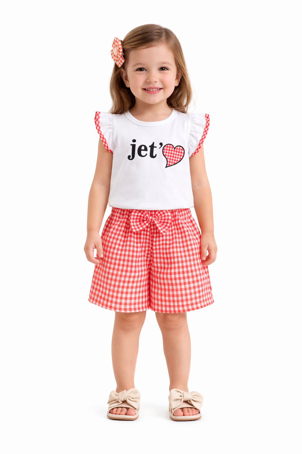 TODDLER FEMALE KIDS SHORTS SET