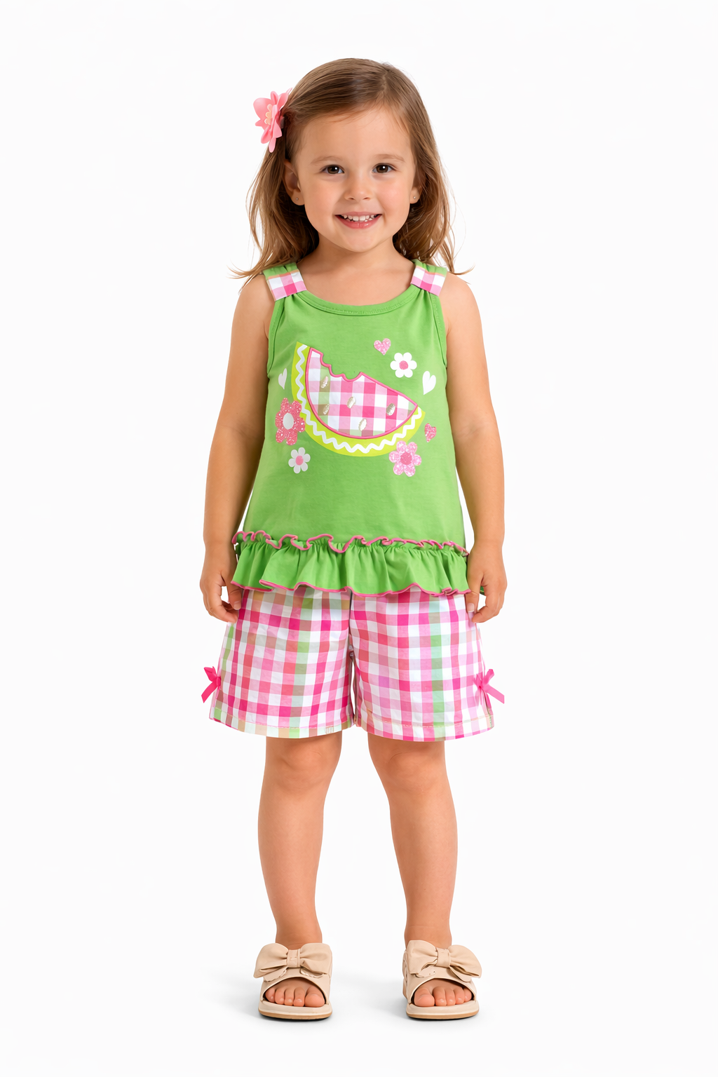 TODDLER FEMALE KIDS SHORTS SET