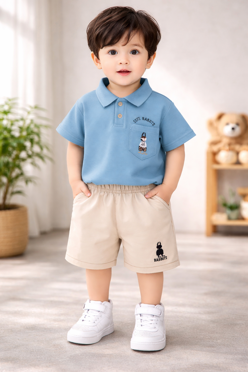 MALE KIDS SHORTS SET