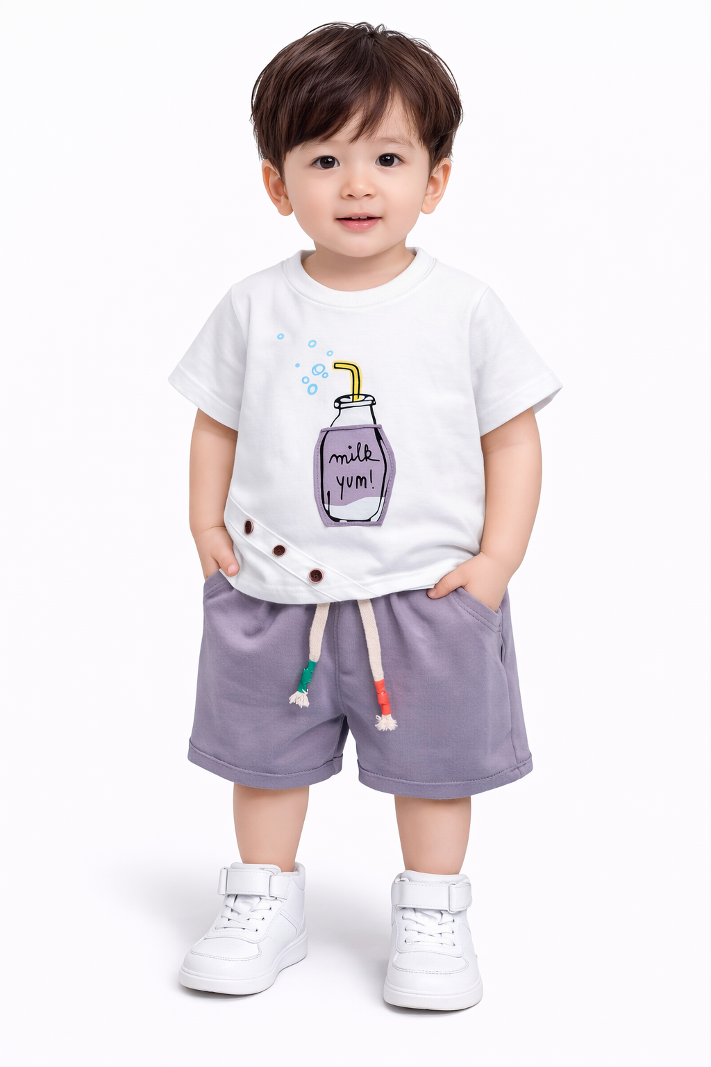 MALE KIDS SHORTS SET