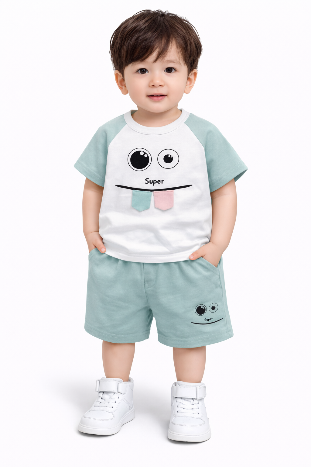 MALE KIDS SHORTS SET