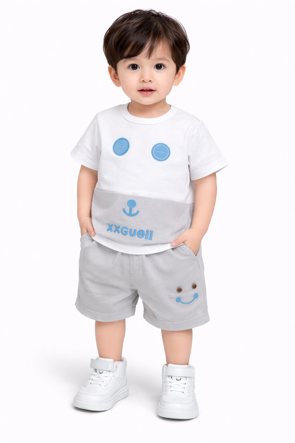 MALE KIDS SHORTS SET