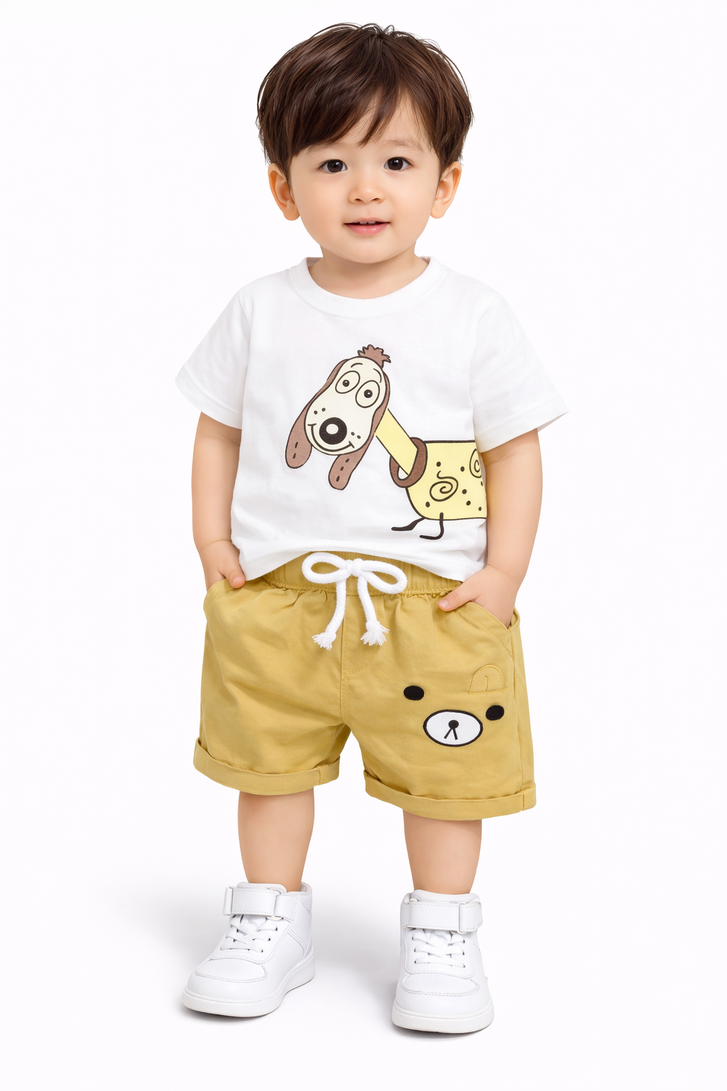 MALE KIDS SHORTS SET