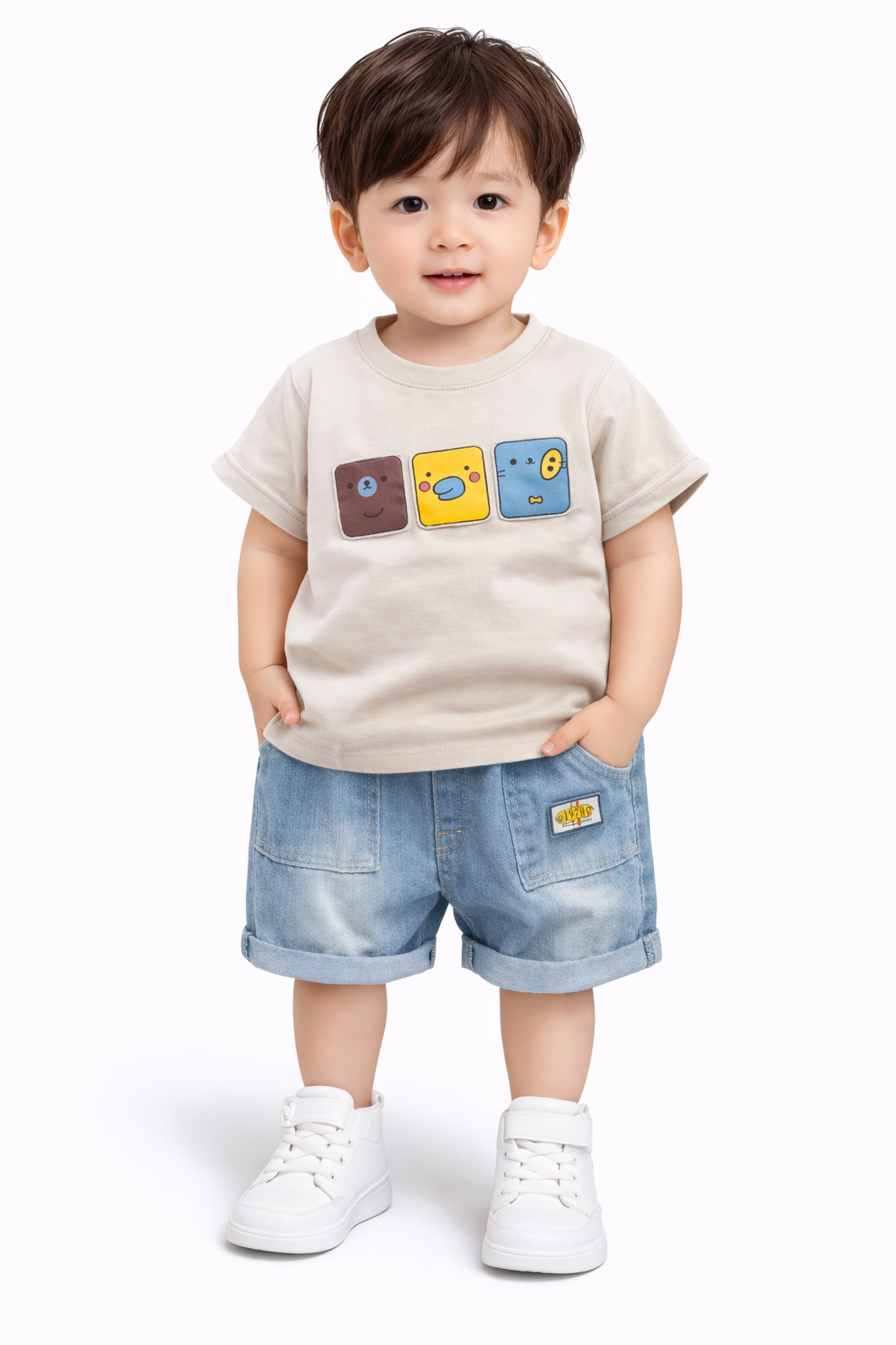 MALE KIDS SHORTS SET