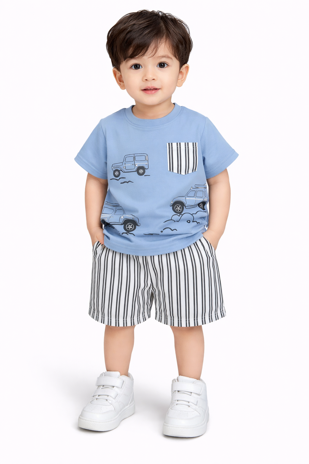 MALE KIDS SHORTS SET