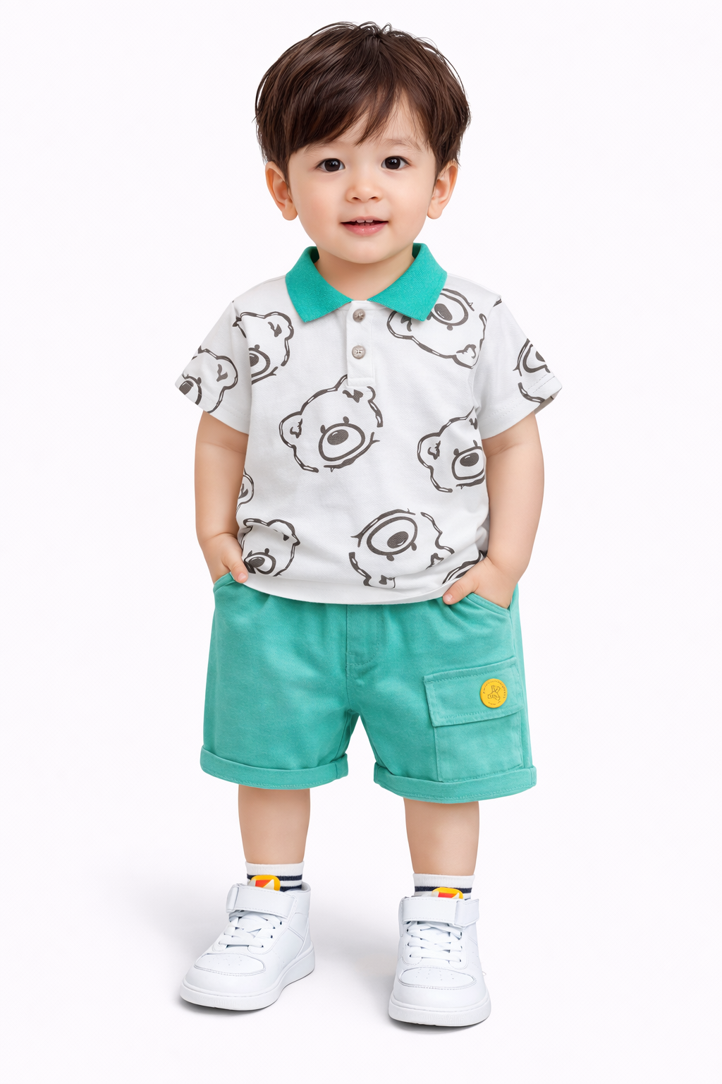 MALE KIDS SHORTS SET