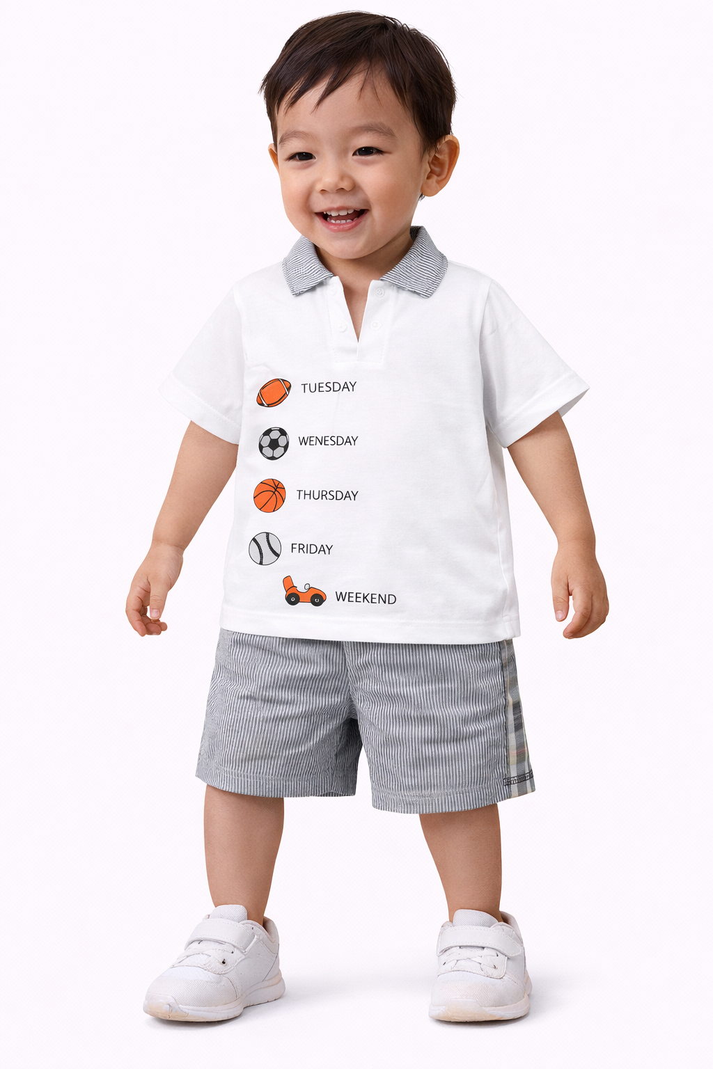 MALE KIDS SHORTS SET