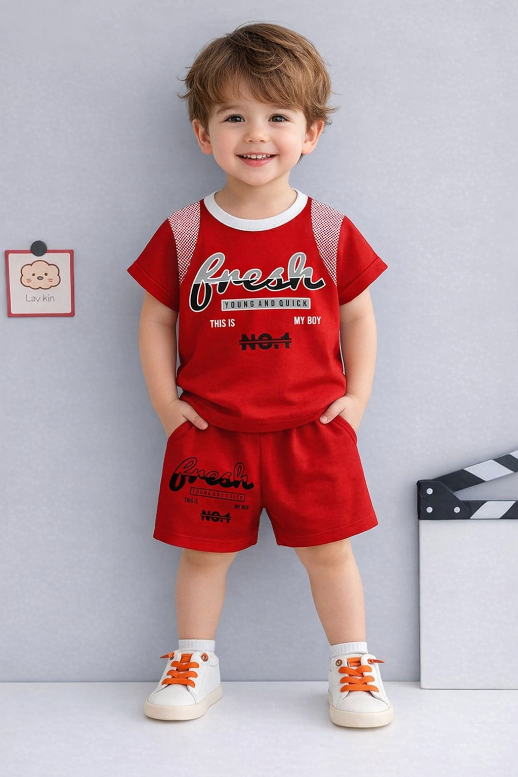 MALE KIDS SHORTS SET