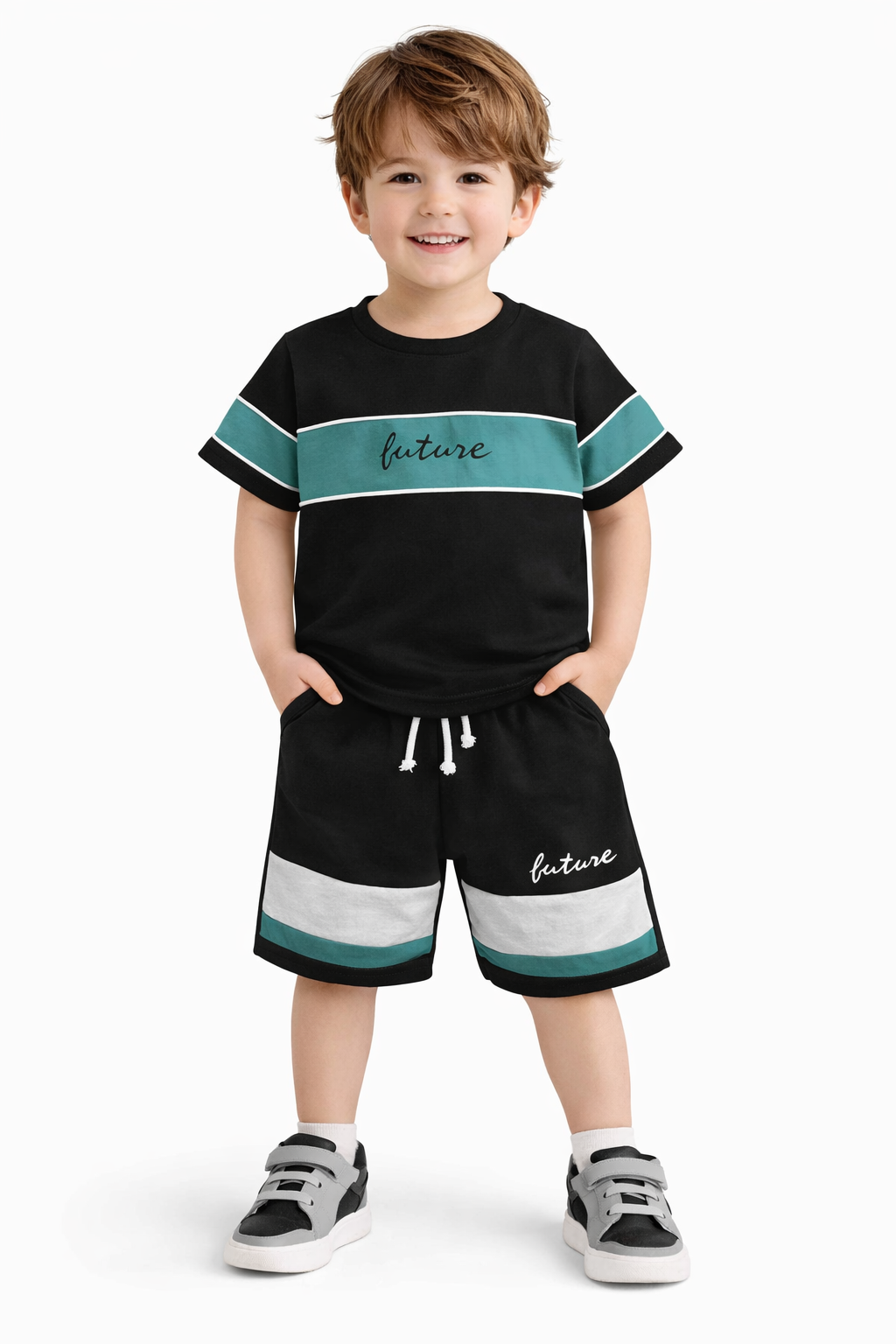 MALE KIDS SHORTS SET