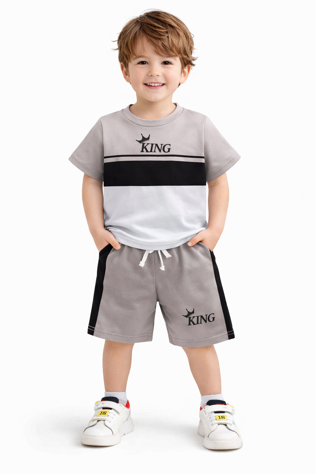 MALE KIDS SHORTS SET