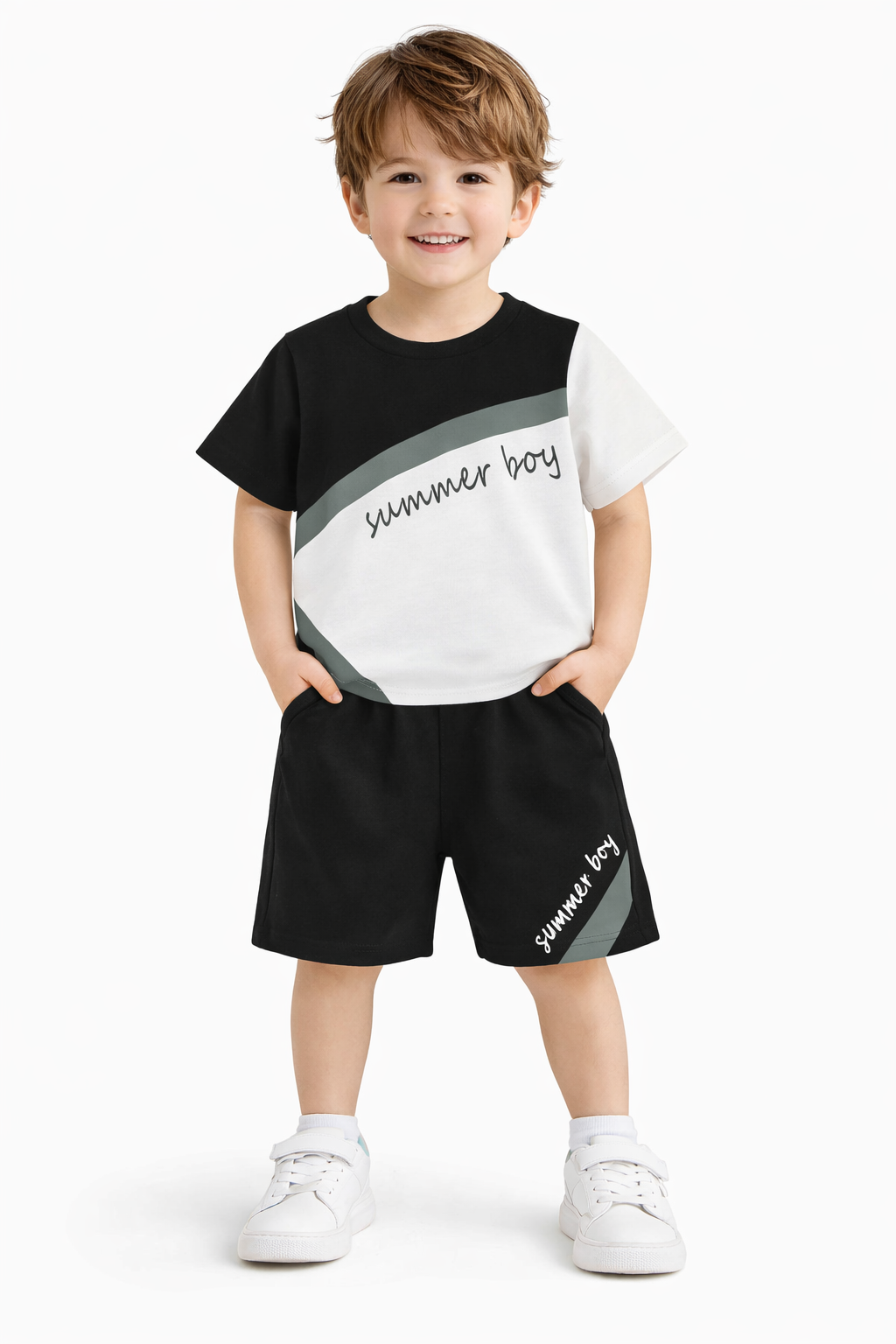 MALE KIDS SHORTS SET