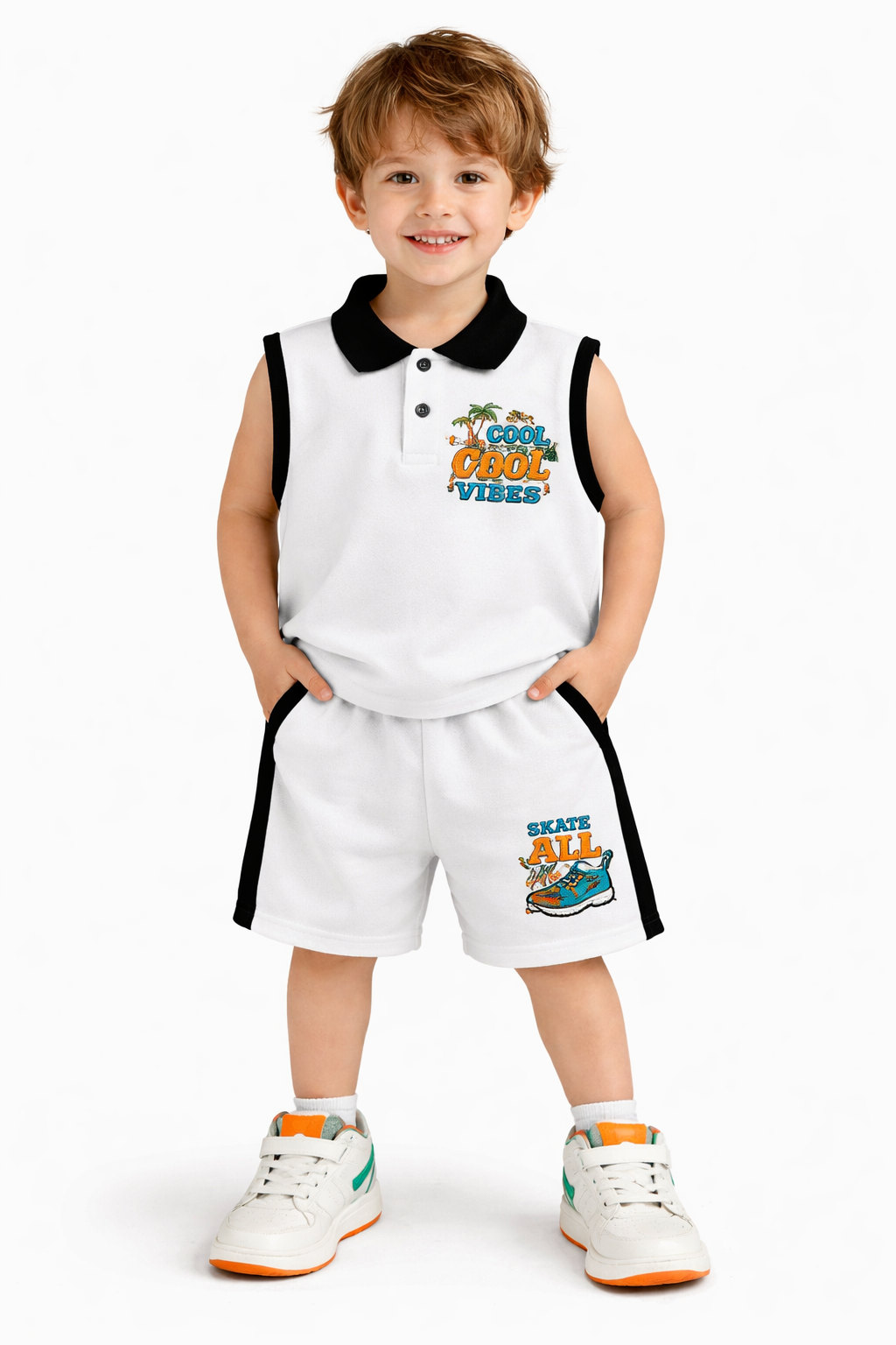 MALE KIDS SHORTS SET