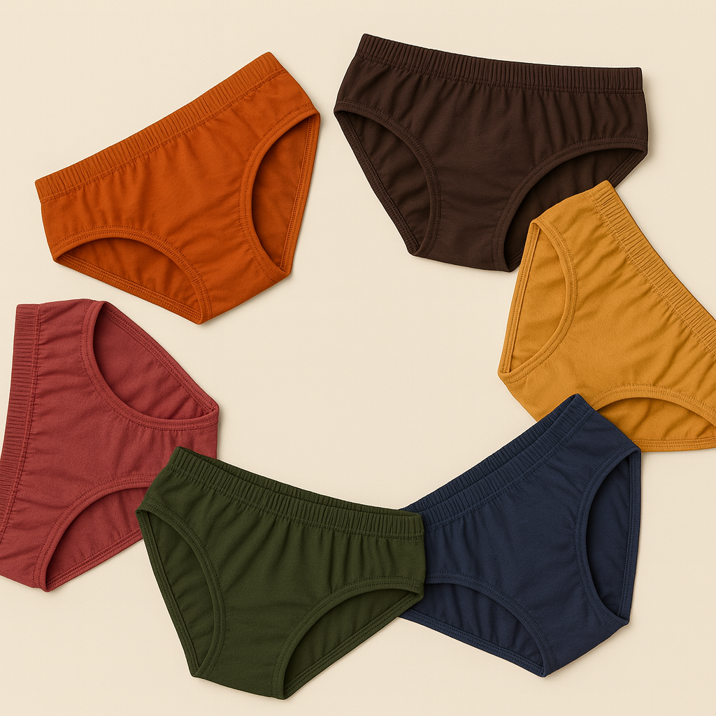 LADIES PANTIES INNER ELASTIC (5 PCS PACK) - FREE DELIVERY