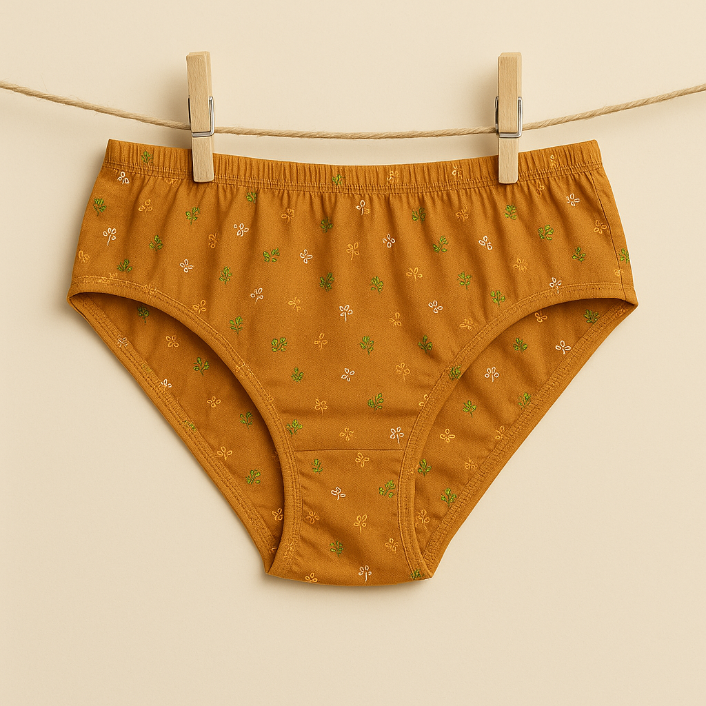 LADIES PANTIES PRINT (INNER ELASTIC) 70 PCS PACK