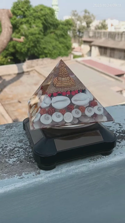 Shri Yantra Gomti Chakra Laxmi Pyramid - attract Prosperity