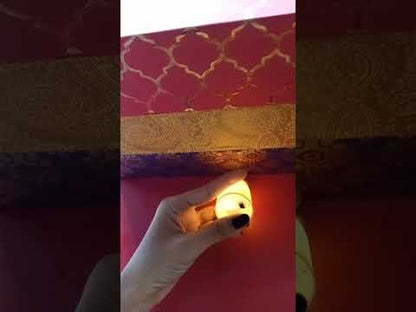 Plastic Flameless LED Tealight White Candles Smokeless Candles -12