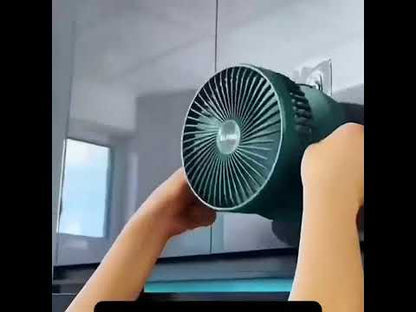Rechargeable Desk Fan,Telescopic Tabletop Silent Air Circulator Fan