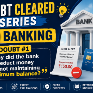 1.“Why did the bank deduct money for not maintaining minimum balance?”- ENGLISH