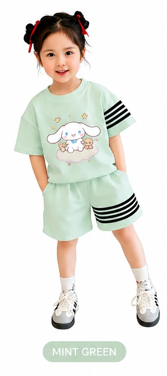 Girls Contrast Collar Polo Top with Embroidery Detail (307) - Image 5