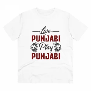 Generic Men's PC Cotton Cricket Design Printed T Shirt (Color: White, Thread Count: 180GSM)