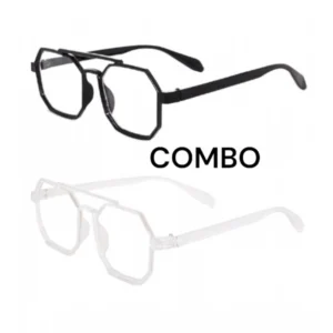 Generic Pack Of 2 Classic Unisex UV400 Protection Sunglasses Multicolor 3