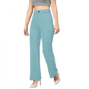 Generic Women's Polyester Cow Pattern Pant (Pista)