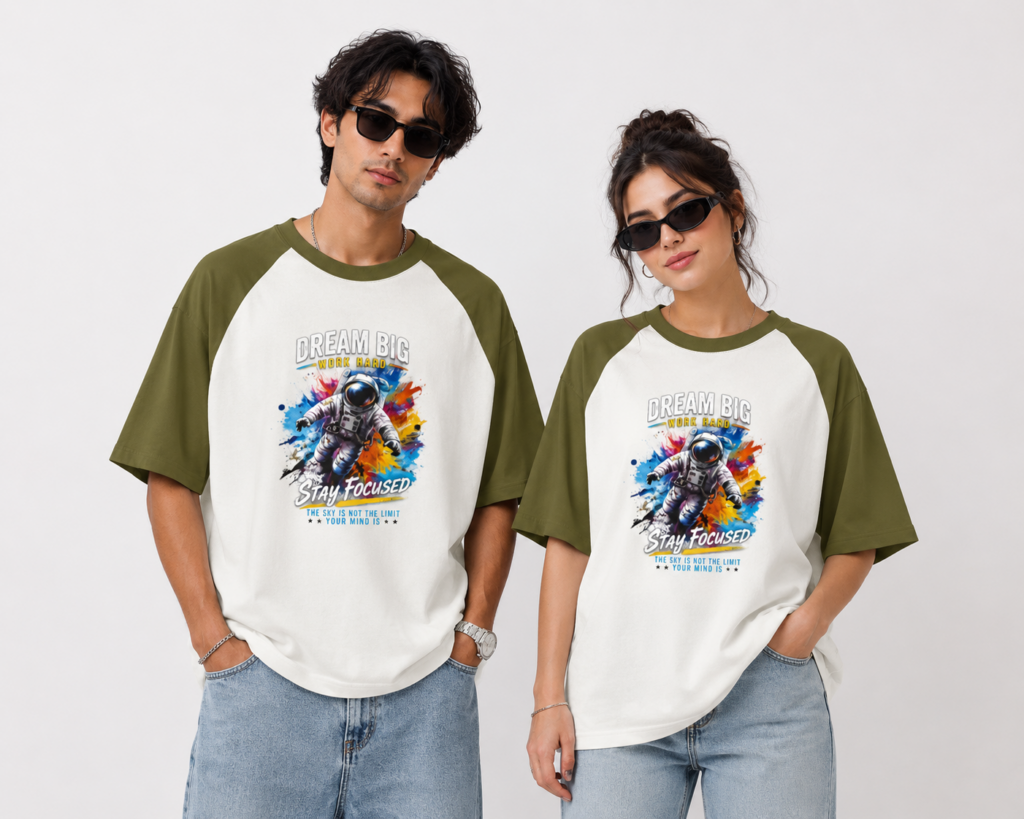 Unisex Oversized Raglan